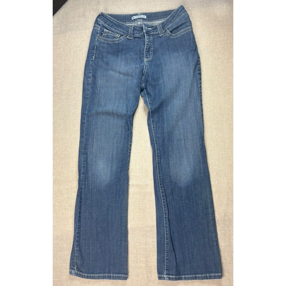 Lee Women's Size 10 Medium Slender Secret Lower On The‎ Waist Blue Jeans